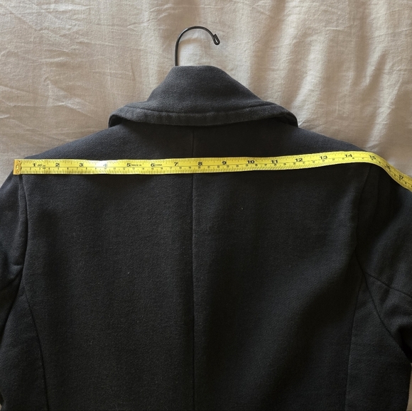 Denim & Supply Ralph Lauren Military Double-Breasted Trench Coat Black Womens M - Picture 11 of 16